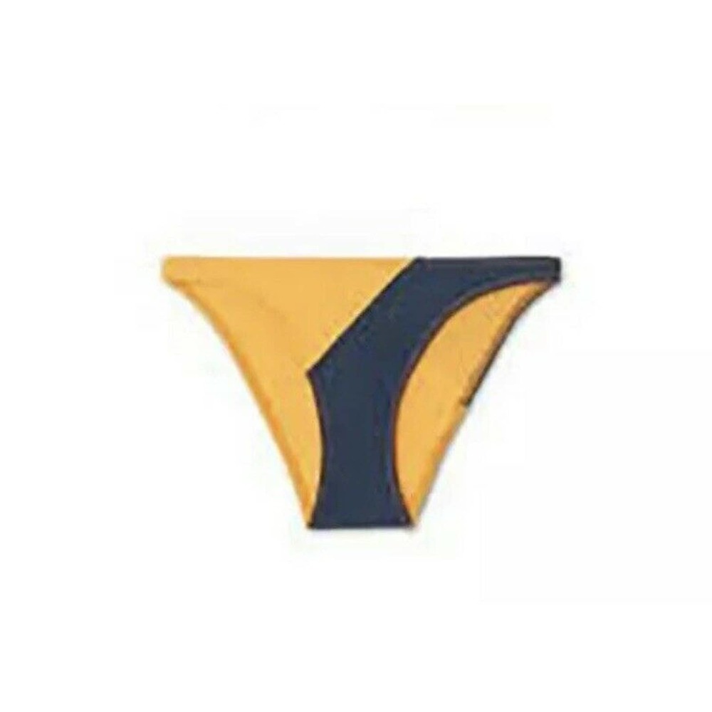 NWT Flagpole Womens Electra Bikini‎ Bottoms Size Large Ink/Mango MSRP $120